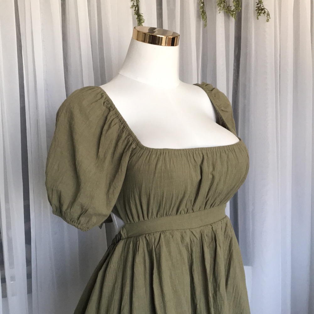 Backless Mini Ruffle Dress - Picture 4 of 4